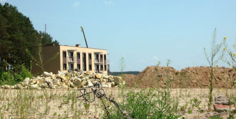 Неизвестные строят пирс в Бердске
