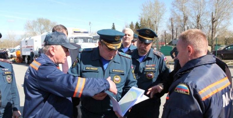 Спасатели Бердска принимают участие во всероссийских командно-штабных учениях