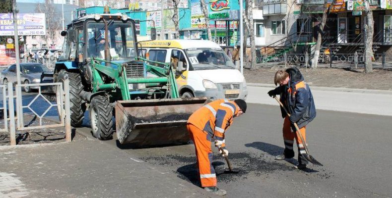 С 6 апреля начнётся ямочный ремонт дорог горячим асфальтом в Бердске