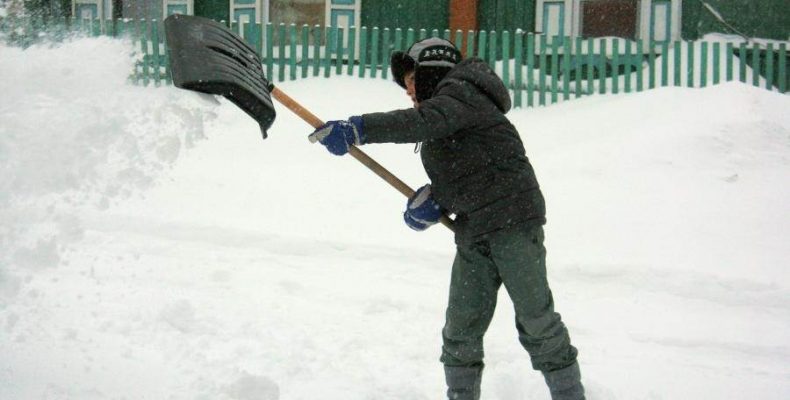 Чистят снег старикам десять парней-волонтеров в Бердске