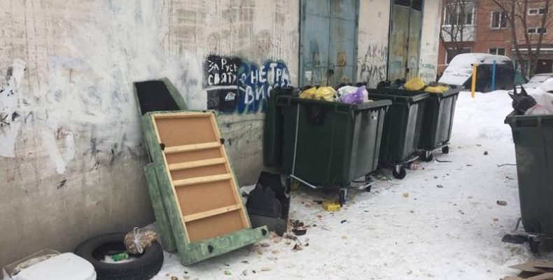 Требует ликвидировать свалку мусора под окнами своего дома жительница Бердска