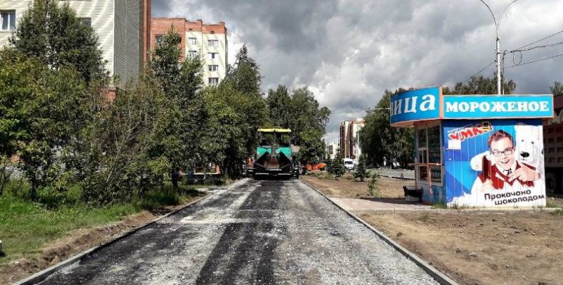 Фоторепортаж «Свидетеля»: реконструкция улицы Лунной в Бердске