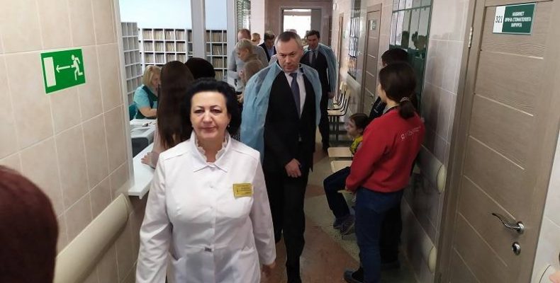 Губернатор Новосибирской области проинспектировал новую стоматологию и детскую поликлинику № 1 в Бердске