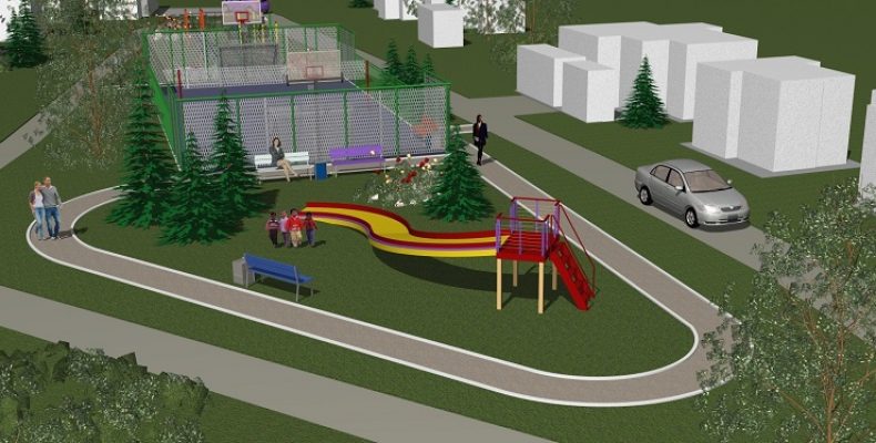 Детская площадка появится на улице Огнеупорная в Бердске