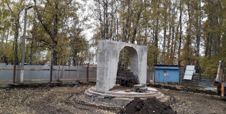 Памятник ликвидаторам аварии на Чернобыльской АЭС воздвигают в Бердске