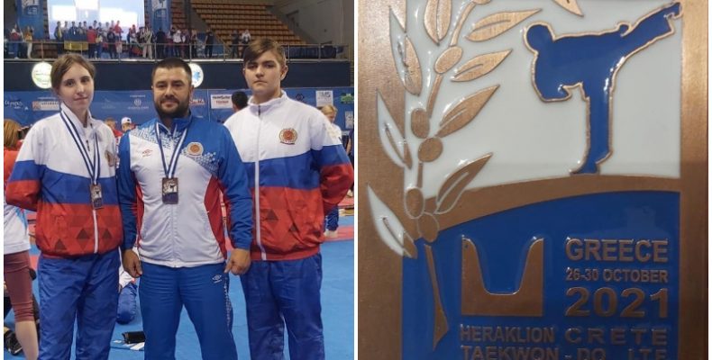 Пару «бронз» завоевали тхэквондисты из Бердска на чемпионате Европы в Греции