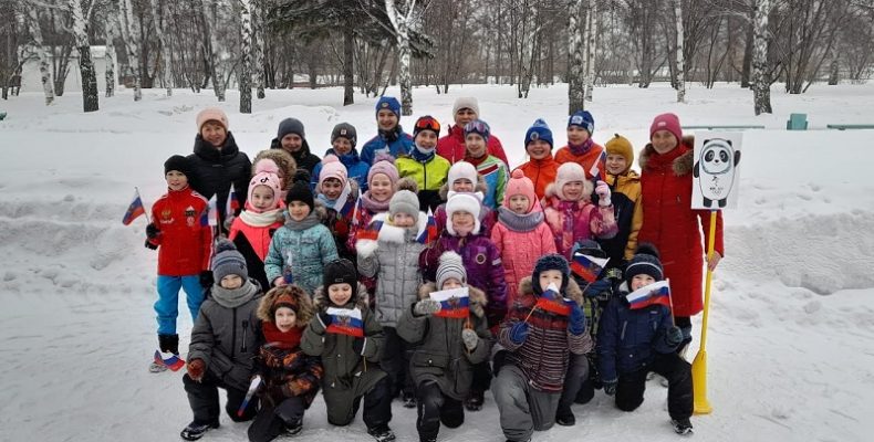 Маленькие бердчане устроили флешмоб в честь российских олимпийцев