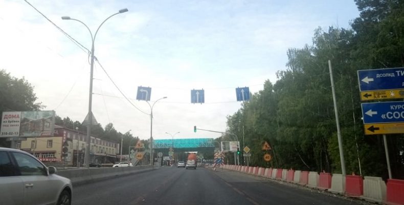 Запретят левый поворот в Новый посёлок на федеральной трассе Р-256 в Бердске