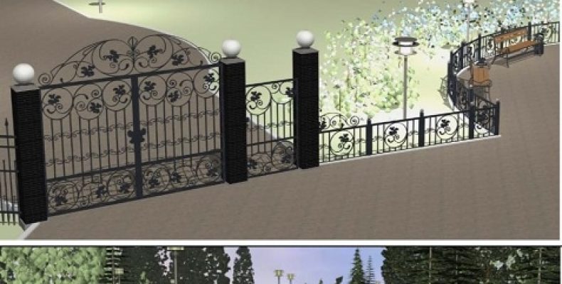 Кованые арки с воротами появятся в городском парке Бердска