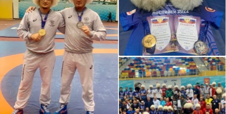 Золото и серебро завоевали в Дагестане борцы из Бердска