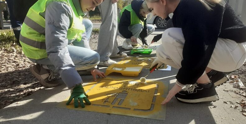 Студенты медколледжа позаботились о безопасности перекрёстков в Бердске