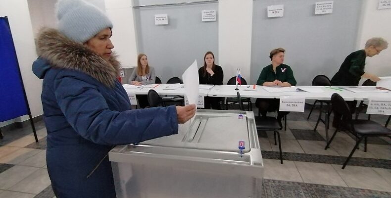 Более 40% избирателей Бердска проголосовали на выборах президента РФ за два дня
