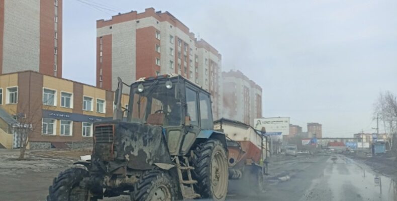 Ямочный ремонт горячим асфальтом удивил жителей Бердска