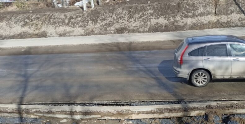 Отремонтированная по нацпроекту дорога в Бердске не устояла перед паводком